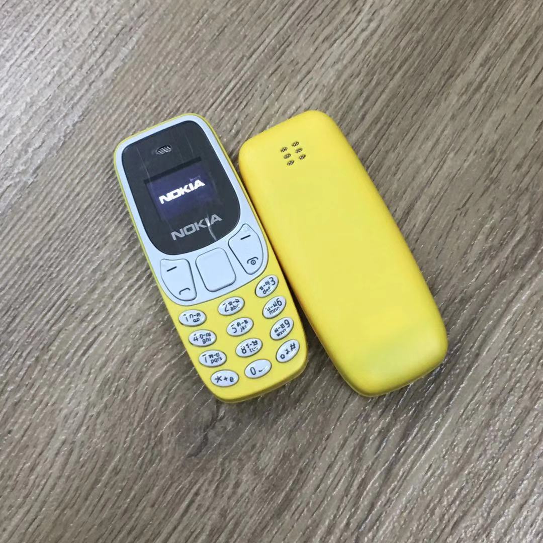 (YELLOW)NOKIA 3310 BM10 2.79 Inch Super mini Body Wireless Bluetooth Dialer Phone
